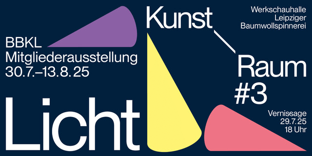 Plakat für die Ausstellungn "Licht"